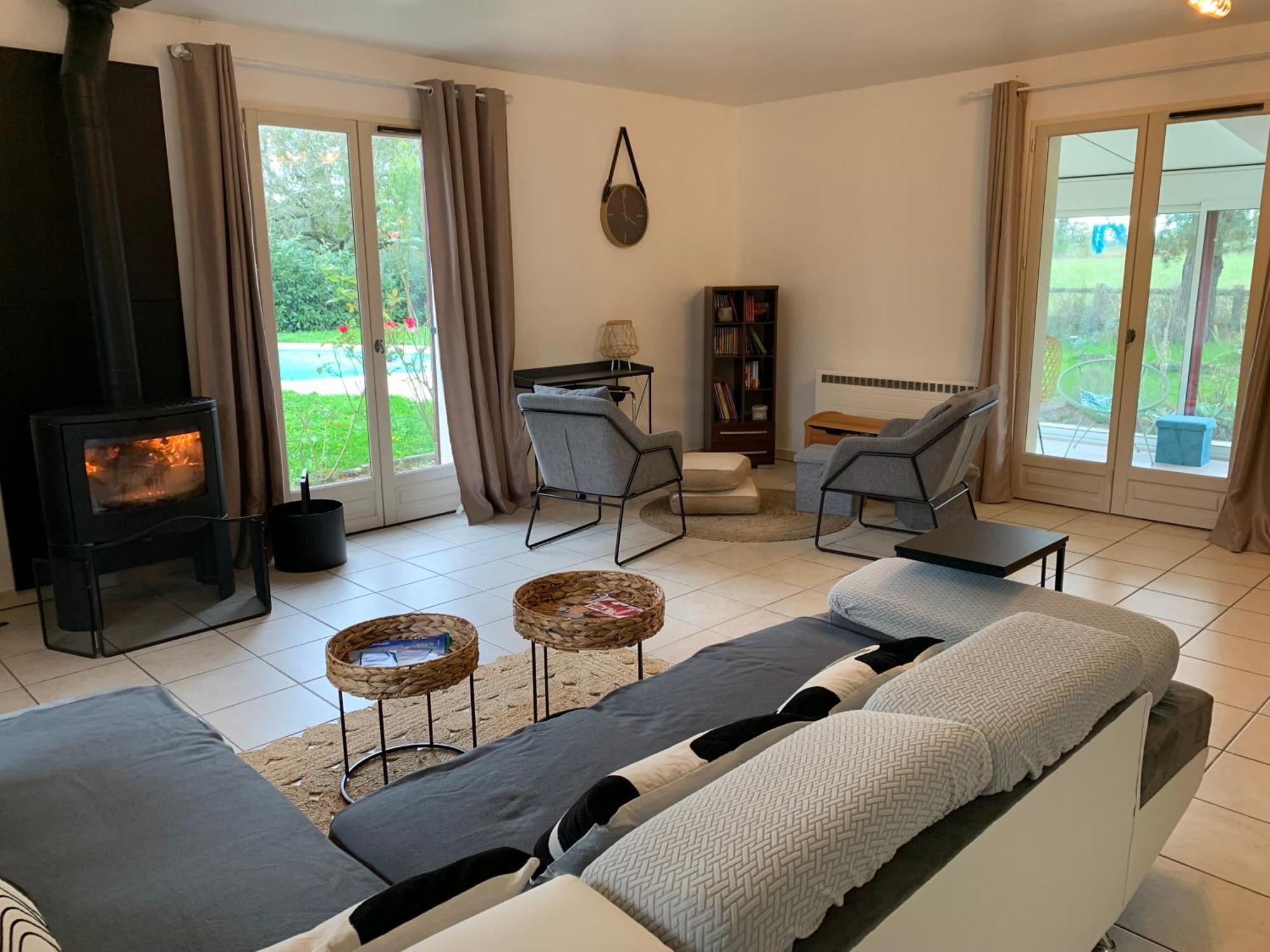 Gite 3 Etoiles Les Gourlines Avec Balneo, Veranda, Piscine Et Garage Avermes Exterior foto